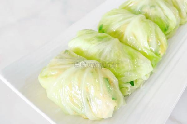 低脂低卡～包菜鸡丝卷的做法图解7