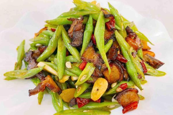 四季豆炒腊肉