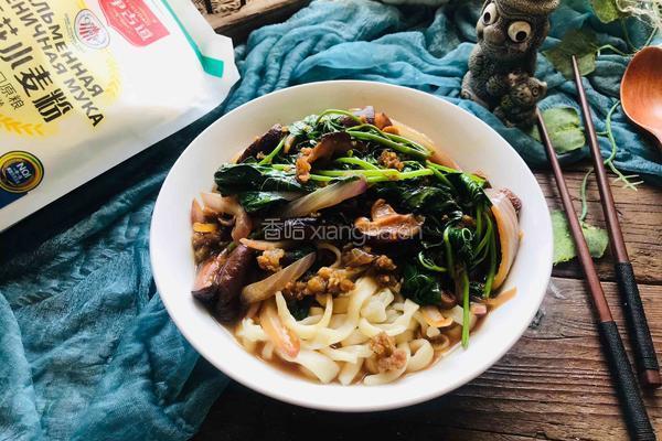香菇肉拌面-神奇的面粉的做法图解18