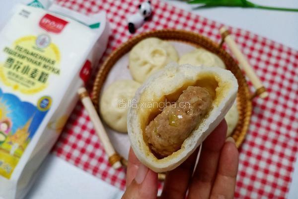 鲜嫩多汁的肉包子的做法图解1