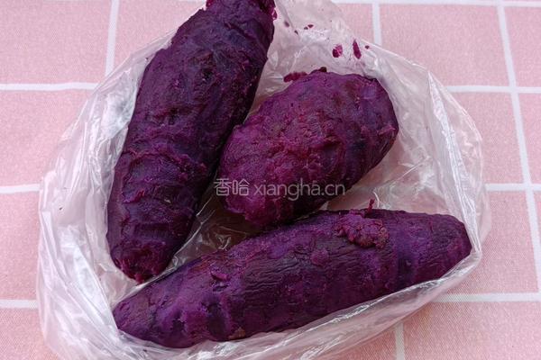 紫薯饼的做法图解3