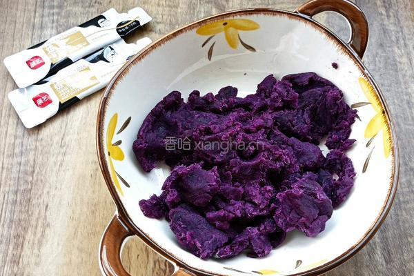 紫薯饼的做法图解5