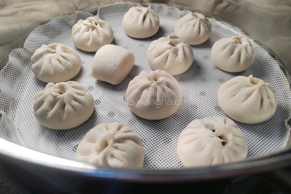 自制香菇鸡腿包子的做法图解25