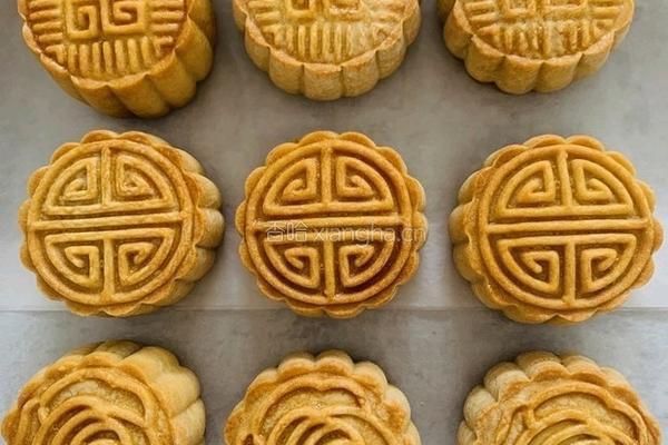 莲蓉蛋黄馅月饼(空气炸锅版)的做法图解6