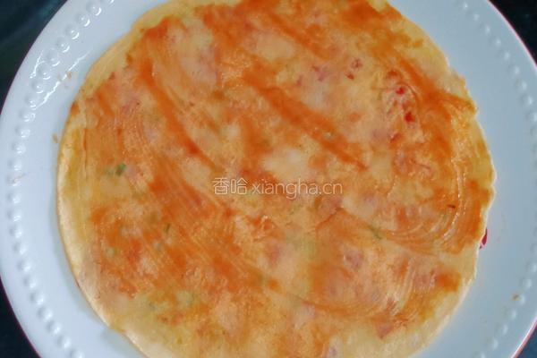 番茄鸡蛋早餐饼的做法图解13