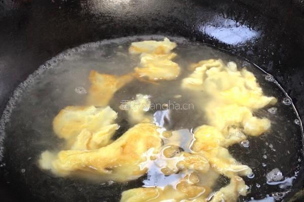 苋菜鸡蛋汤面-神奇的面粉的做法图解3