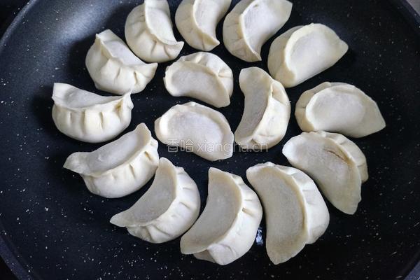 香菇胡萝卜肉馅水煎饺的做法图解14