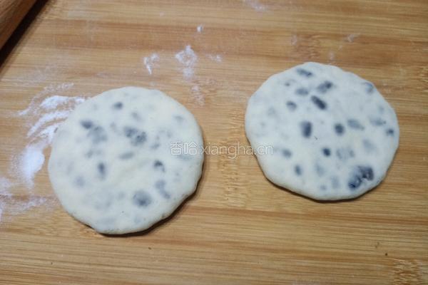 奶香红豆饼的做法图解8