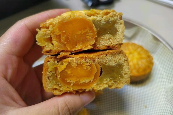 自制蛋黄莲蓉蛋月烧月饼的做法图解31