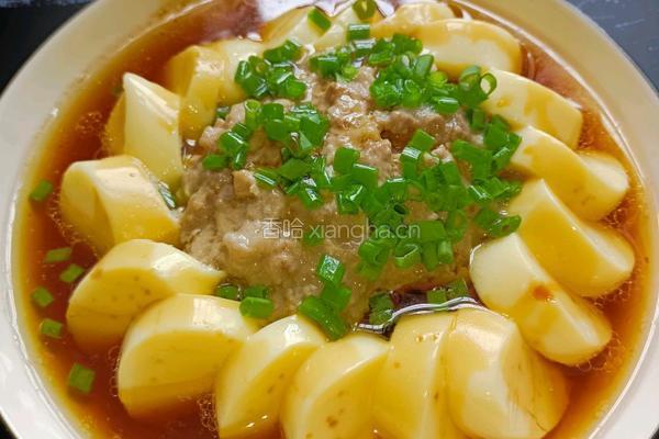 玉子豆腐蒸肉末的做法图解15