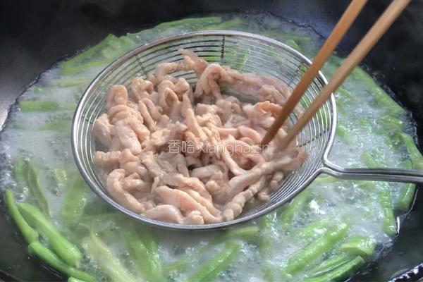 豇豆肉丝的做法图解6