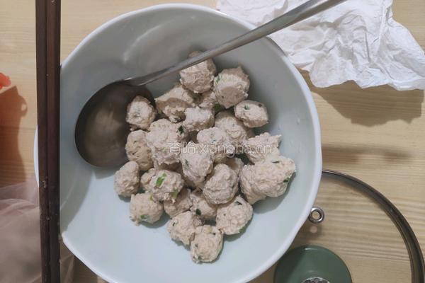 冬瓜丸子汤（汆丸子）的做法图解12