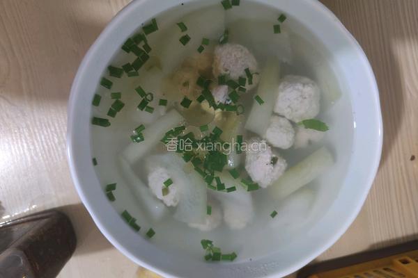 冬瓜丸子汤（汆丸子）的做法图解15