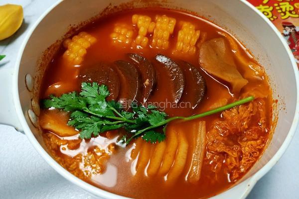 一人食番茄味小火锅的做法图解8