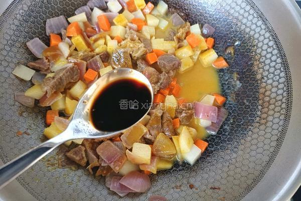 咖喱牛肉的做法图解7