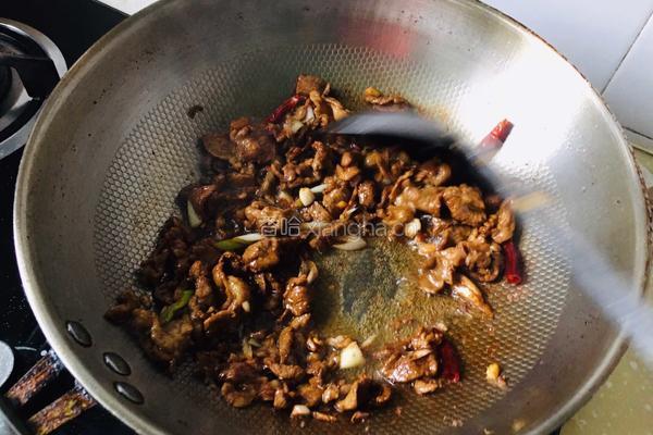 羊肉焖面的做法图解4