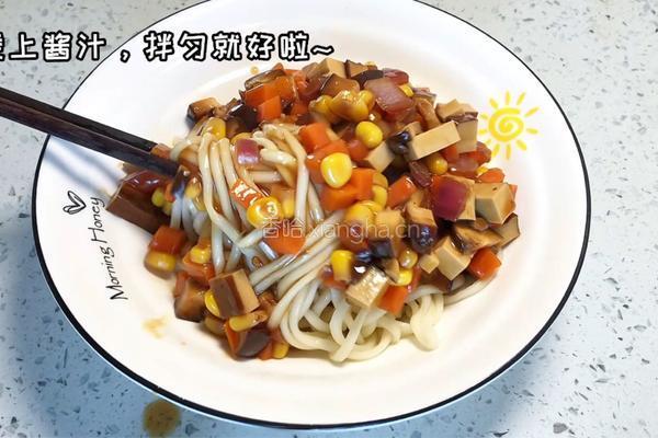 素炸酱面的做法图解8