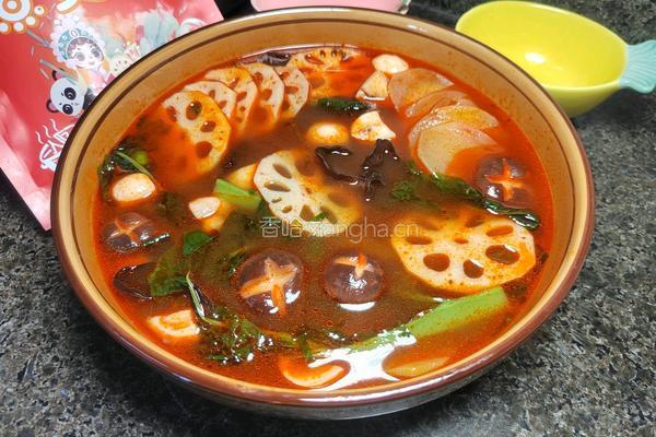 一人餐麻辣火锅☛呷哺呷哺川式麻辣汤底的做法图解1