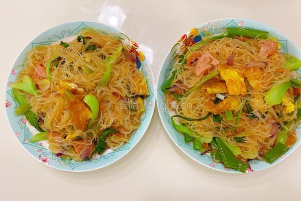 家常炒米粉的做法图解14