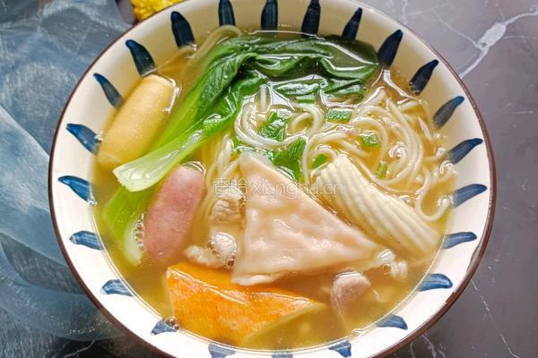 肉片汤面的做法图解7