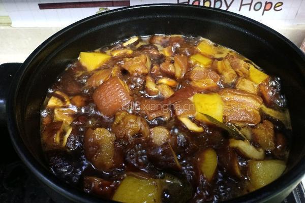 香菇红烧肉的做法图解11