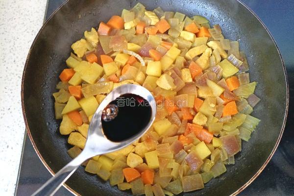 咖喱鸡肉的做法图解8
