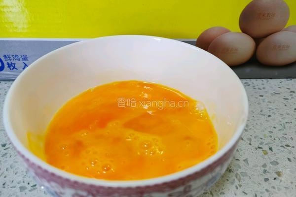 芹香蛋炒饭的做法图解3