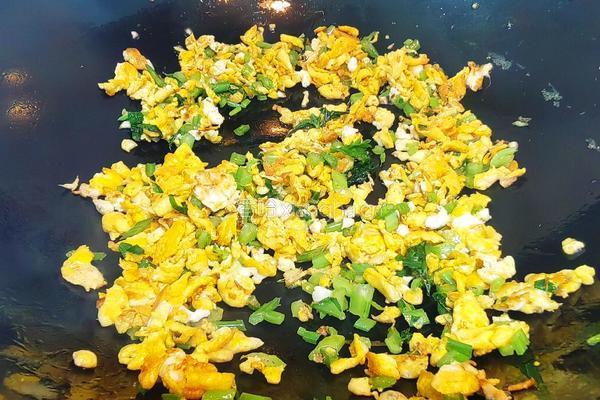芹香蛋炒饭的做法图解9