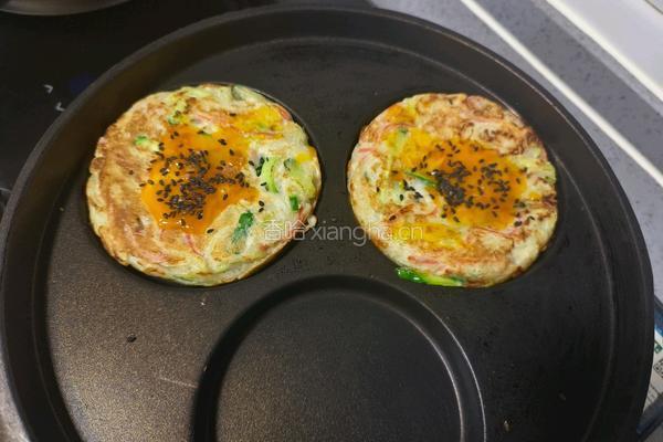 鸡蛋蔬菜饼的做法图解8