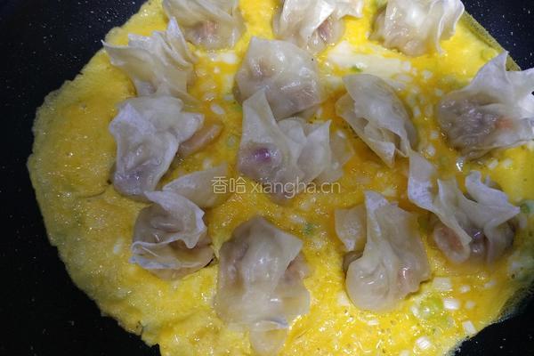 抱蛋煎馄饨的做法图解8