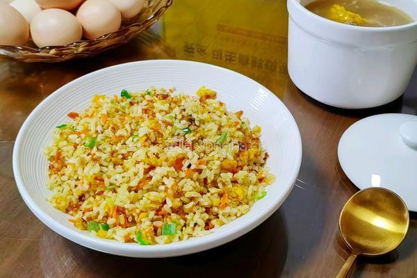 黄金蛋炒饭的做法图解1