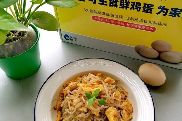 银芽炒蛋的做法图解10
