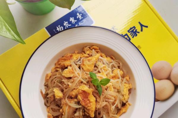 银芽炒蛋的做法图解9