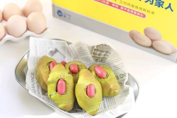 菠菜香肠小面包的做法图解20