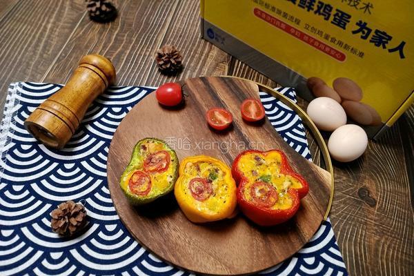 烤鸡蛋彩椒杯的做法图解11