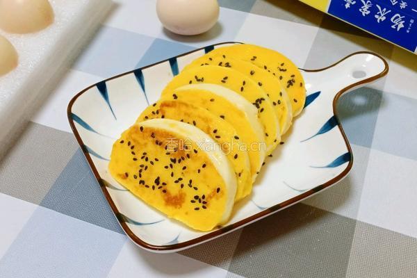 鸡蛋煎馒头片的做法图解12