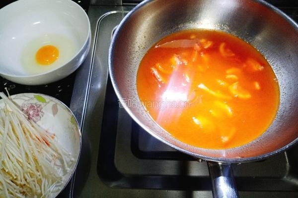 低脂鸡蛋金针菇汤的做法图解5