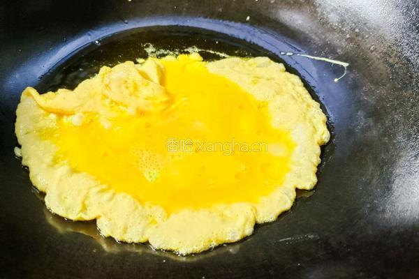 青菜蛋炒饭的做法图解4