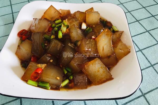 家常炒凉粉的做法图解9