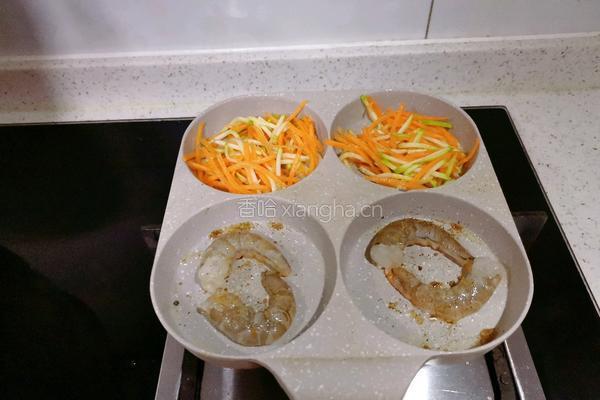 虾仁蔬菜鸡蛋饼的做法图解9