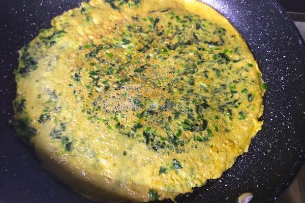 菠菜厚蛋烧的做法图解9