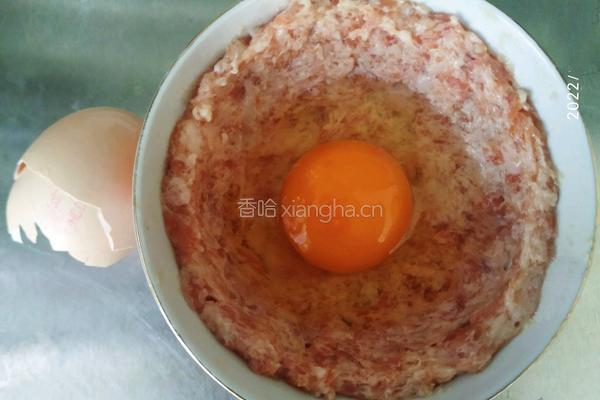 鸡蛋肉饼汤的做法图解7