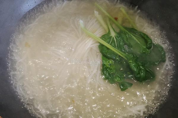 肉沫煎蛋米粉的做法图解7