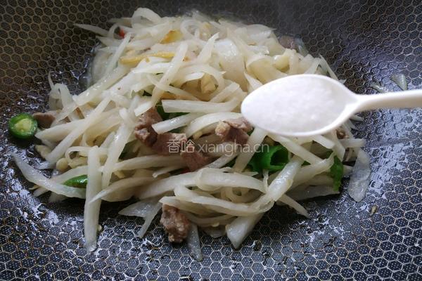 萝卜丝炒肉的做法图解7