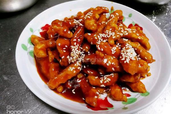 糖醋鸡胸肉的做法图解1