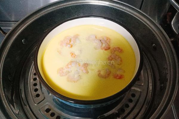 豆腐虾仁鸡蛋羹的做法图解5