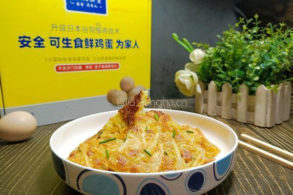 土豆丝鸡蛋饼的做法图解7