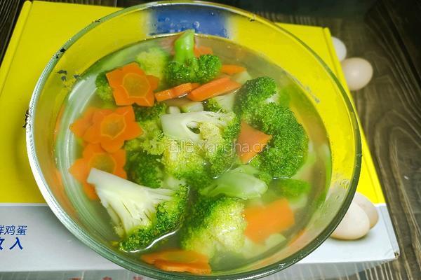 鸡蛋拌西蓝花的做法图解3