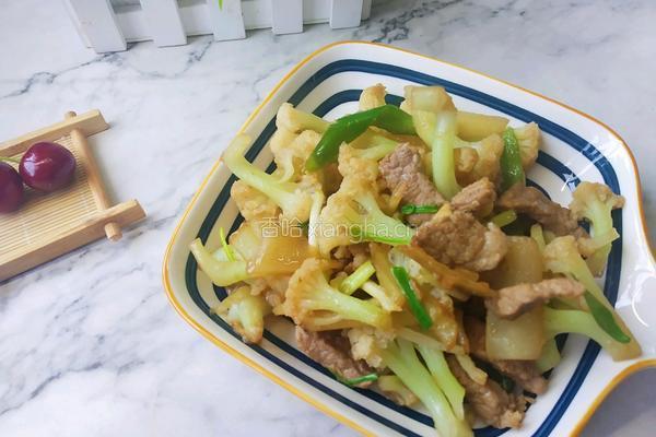 花菜炒肉的做法图解10