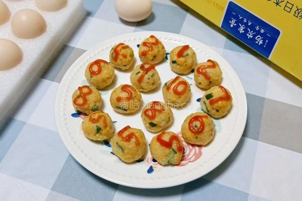 鸡蛋海苔肉松饭团的做法图解14